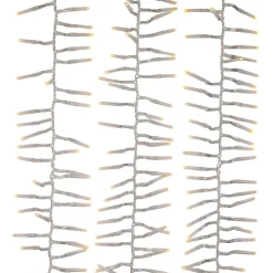 Kurt Adler 1000-Light 32.8-Foot Warm White Led Cluster Garland