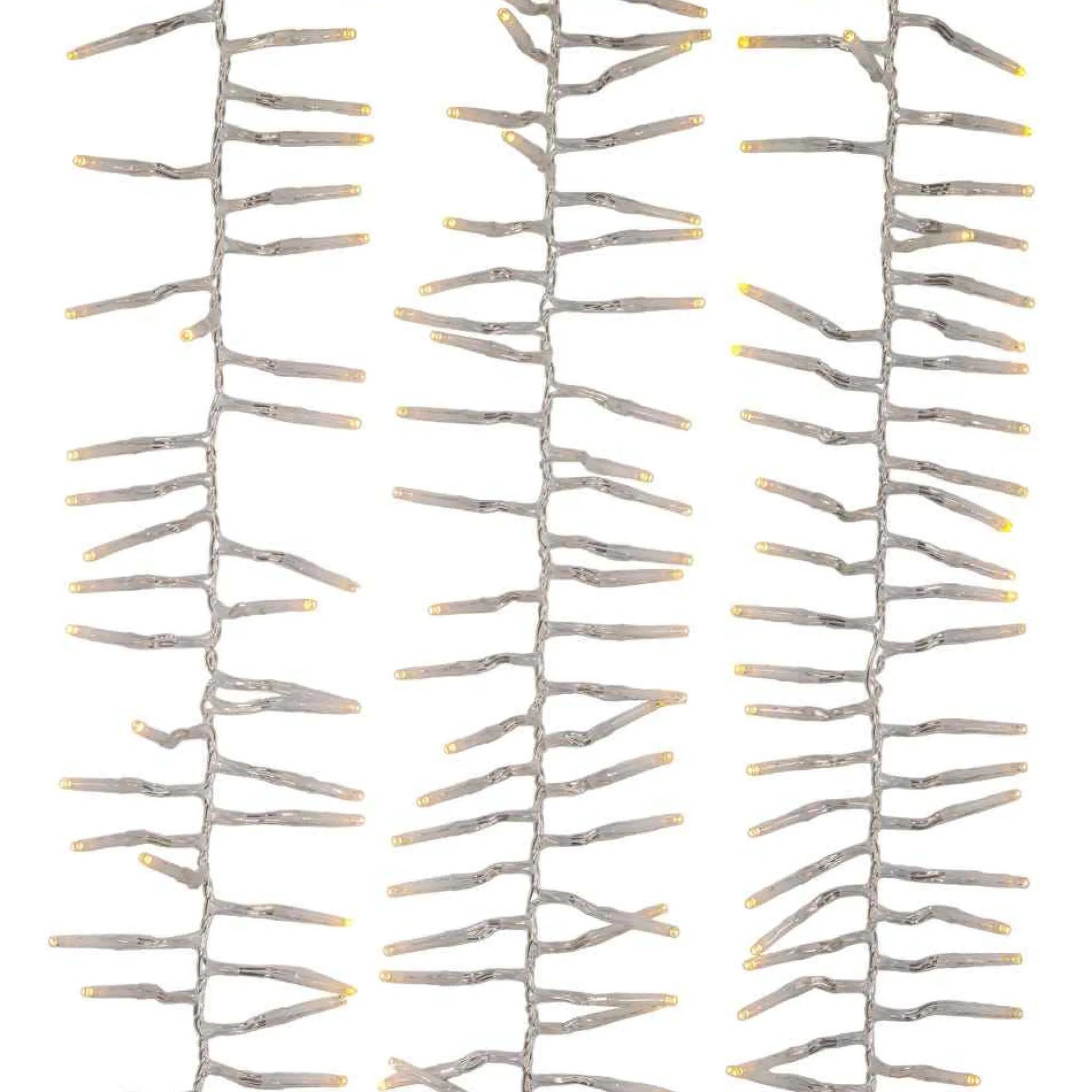 Kurt Adler 1000-Light 32.8-Foot Warm White Led Cluster Garland