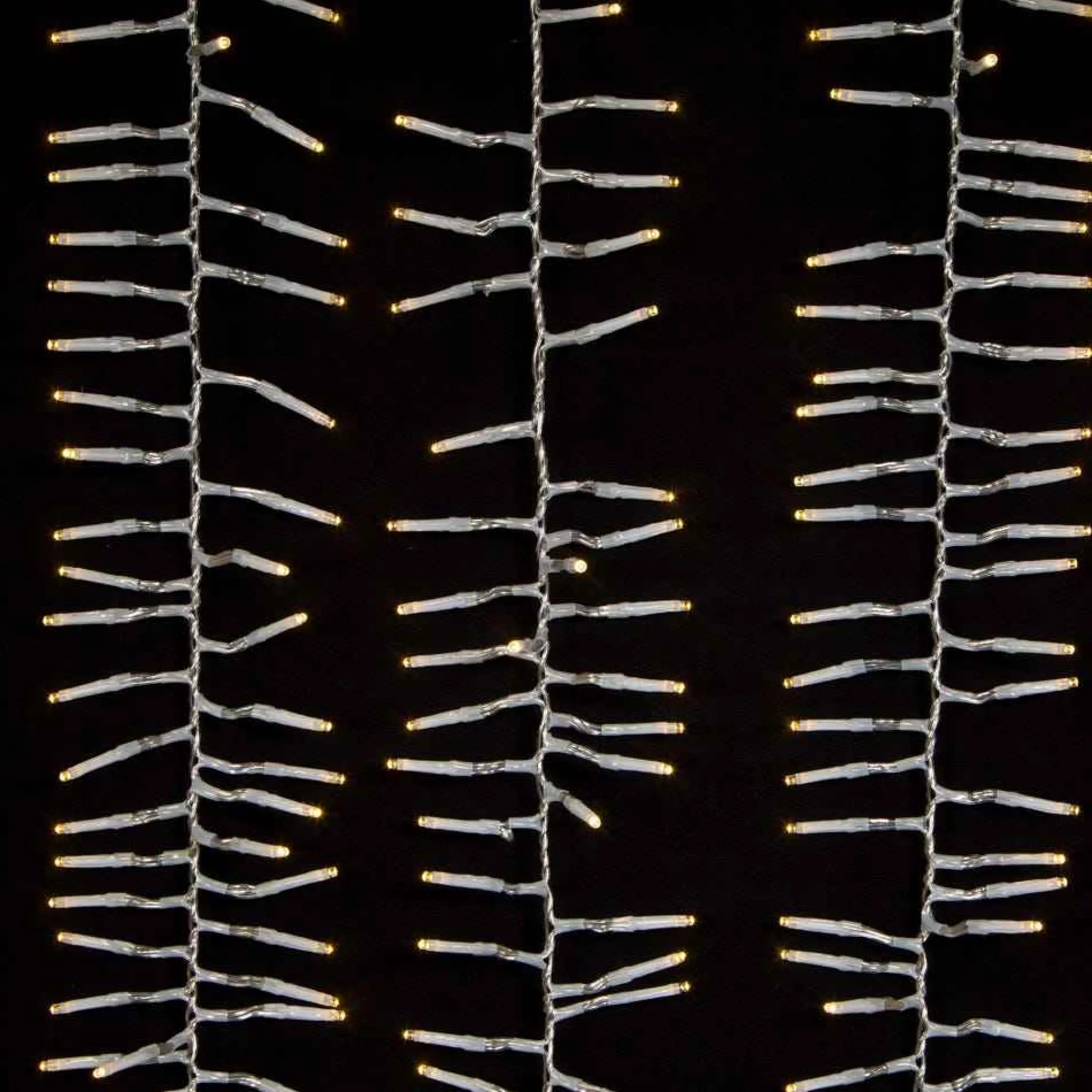 Kurt Adler 1000-Light 32.8-Foot Warm White Led Cluster Garland