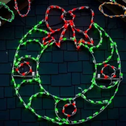 Brite Ideas Led C7 Wreath W/ Berries #Led-C7Wrb200