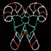 Brite Ideas Led Double Candy Canes With Bow #Led-Ccb260 *Set Of 2*
