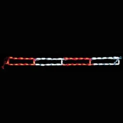 Brite Ideas Led Peppermint Stick (Red/White) -Set Of 12- #Led-Ps44