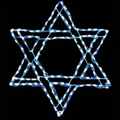 Brite Ideas Led Star Of David #Led-Sd132 *Set Of 2*