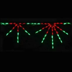 Brite Ideas Led Starburst Linkable (Red/Green) -Set Of 12- #Led-Sb44Rg