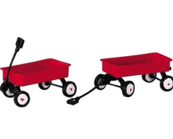 Lemax Village Collection Red Wagons, Set Of 2 #44175