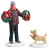 Lemax Village Collection Tree Lot Figure, Set Of 2 Figurines #52383