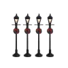 Lemax Village Collection Gas Lantern Street Lamp, Set Of 4 #64498