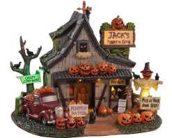 Lemax Village Collection Jack's Pumpkin Farm, Battery Operated #04716