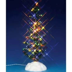 Lemax Village Collection Lighted Pine Tree Multi Large #54950
