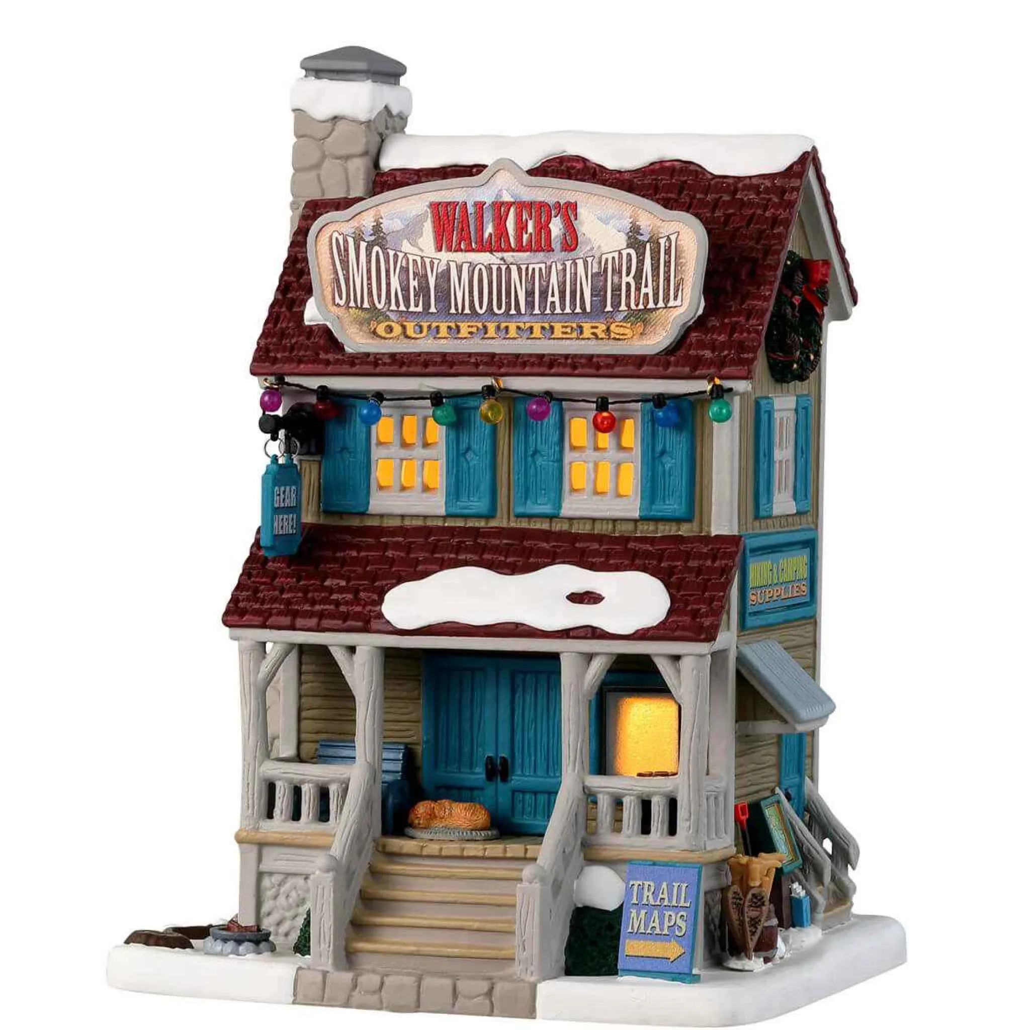 Lemax Village Collection Walker's Smokey Mountain Trail Outfitters #35050