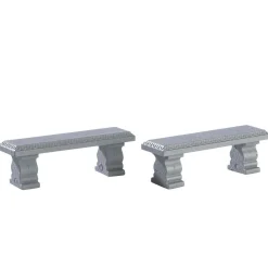 Lemax Village Collection Plaza Bench, Set Of 2 #74236