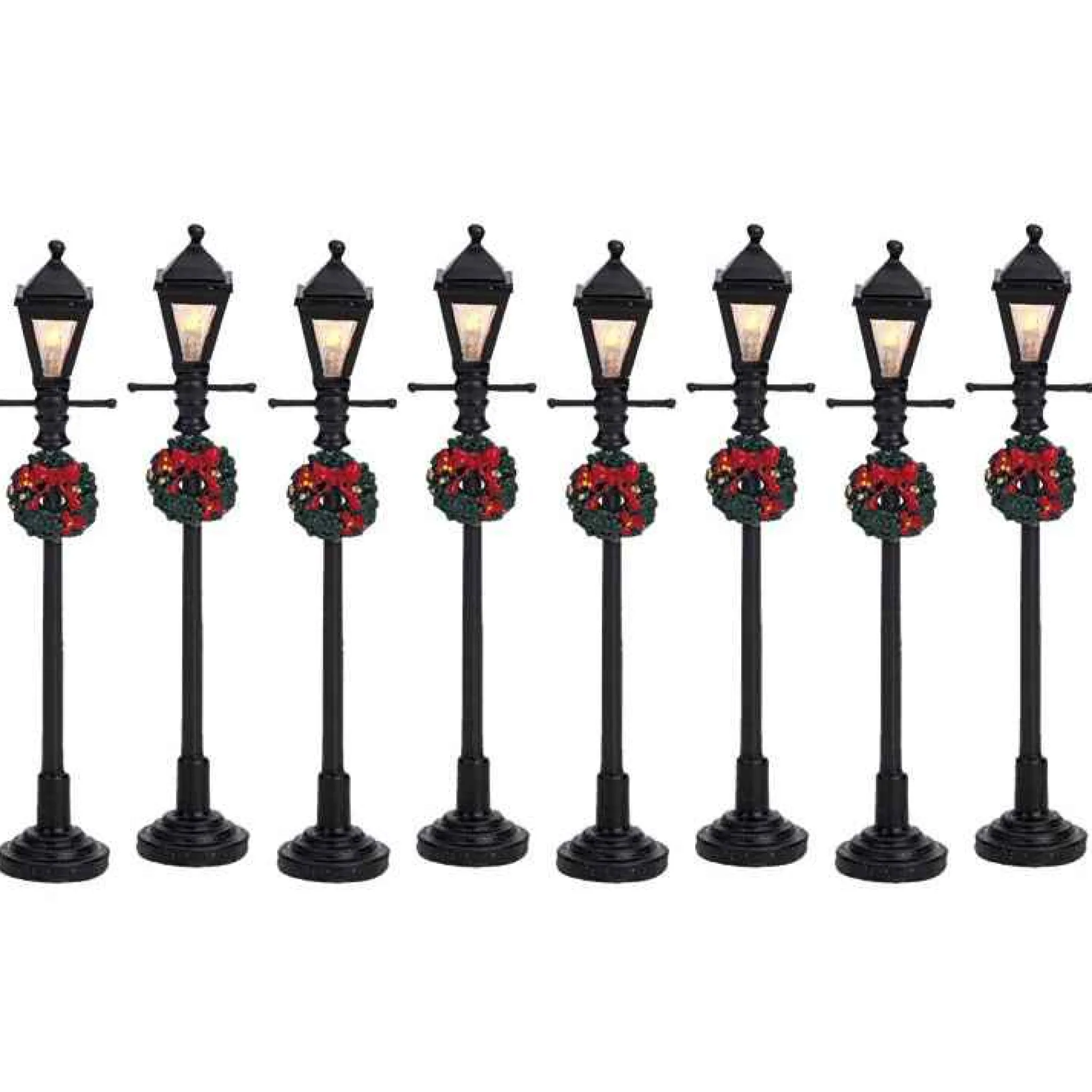 Lemax Village Collection Gas Lantern Street Lamp, Set Of 8 #64500