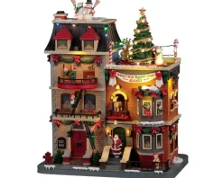 Lemax Village Collection Santa's Rooftop Bash, With 4.5V Adaptor #25861