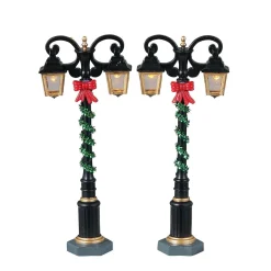 Lemax Village Collection Splendid Lights, Set Of 2, Battery Operated (4.5V) #34090