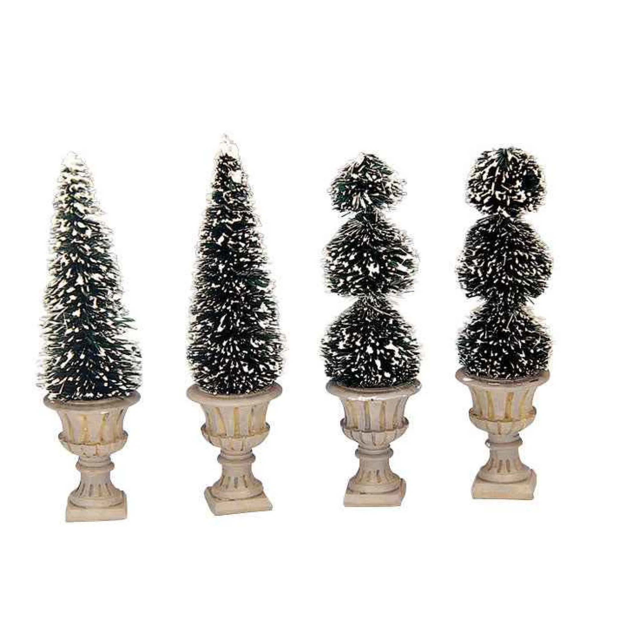 Lemax Village Collection Cone-Shaped Sculpted Topiaries #34965