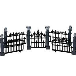 Lemax Village Collection Gargoyle Fence, Set Of 5 #44139
