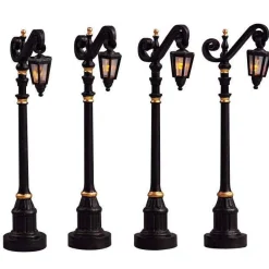 Lemax Village Collection Colonial Street Lamp, Set Of 4 #54313