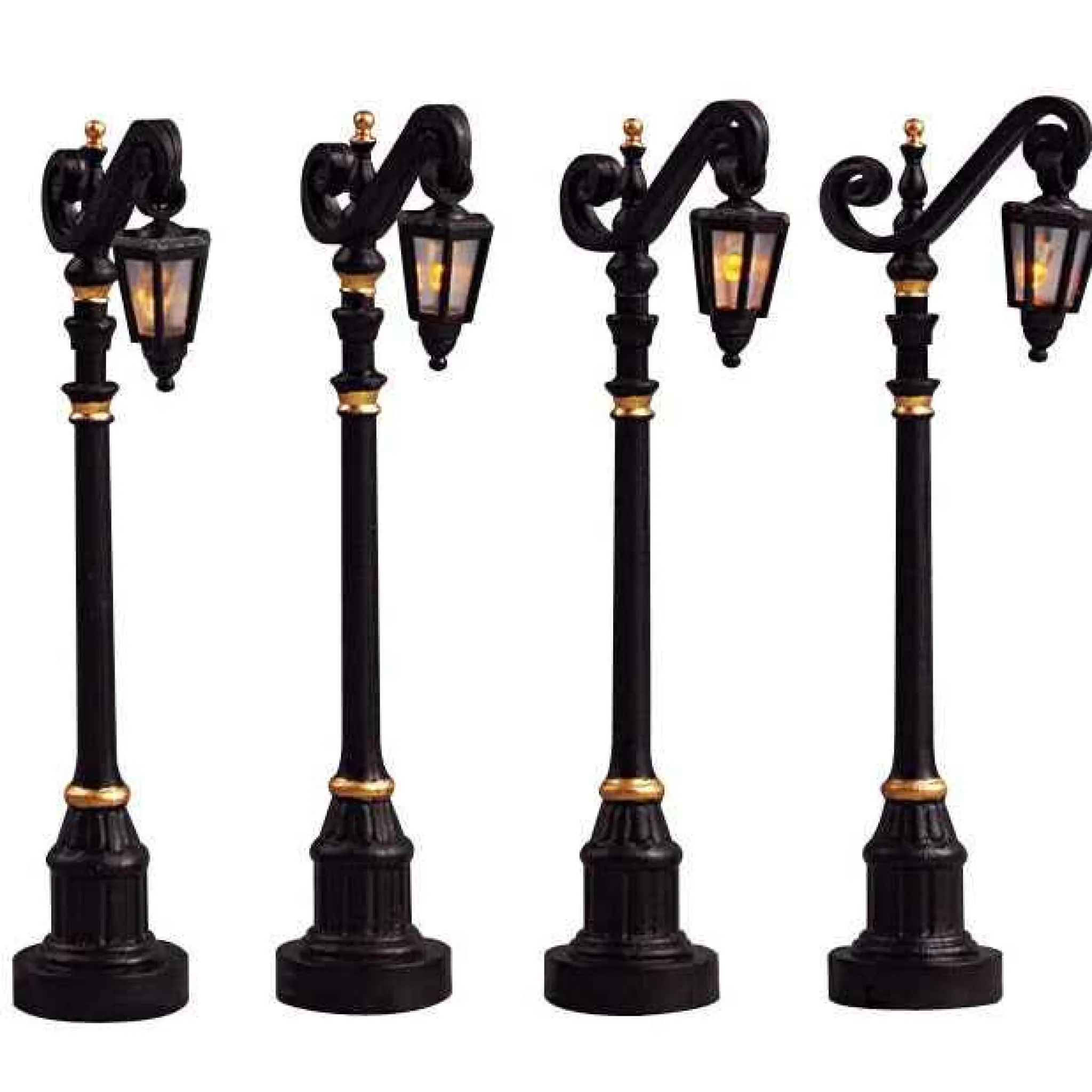 Lemax Village Collection Colonial Street Lamp, Set Of 4 #54313