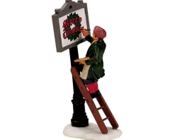 Lemax Village Collection Sign Painter #12527