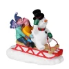 Lemax Village Collection Sledding With Frosty #22119