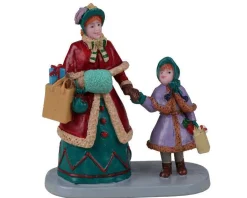 Lemax Village Collection Holiday Shopping With Mum #22142