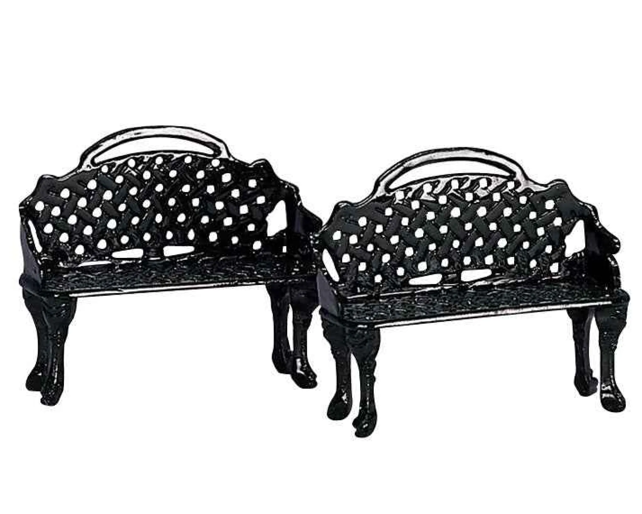 Lemax Village Collection Patio Bench, Set Of 2 #34897