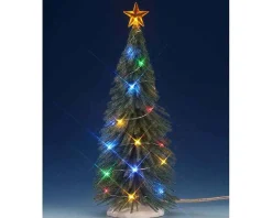 Lemax Village Collection Chasing Multi Light Spruce Tree, Large #74265