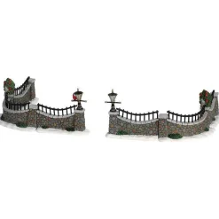 Lemax Village Collection Stone Wall, Set Of 6 #63576