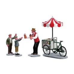 Lemax Village Collection Gelato Cart, Set Of 4 #32139
