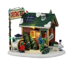 Lemax Village Collection Tiny House Tree Lot, B/O (4.5V) #25901