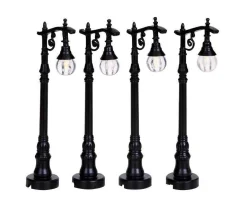 Lemax Village Collection Antique Street Lamp, Set Of 4 #94993