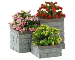 Lemax Village Collection Flower Bed Boxes, Set Of 3 #84380