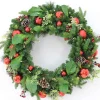 Puleo International 30In St. Nicholas Decorated Wreath In Clear #114-Jx06-30Wc1