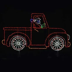Brite Ideas Santa In Truck #Led-Trck