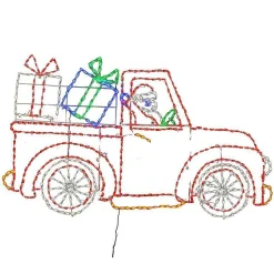 Brite Ideas Santa In Truck #Led-Trck