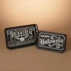 Gerson International Set Of 2 Spooky Happy Halloween Trays, Trick Or Treat Decor