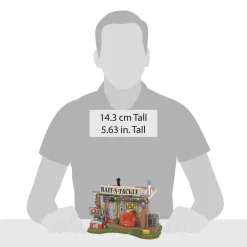 Enesco Snow Village Christmas Vacation Selling The Bait Shop #6011426
